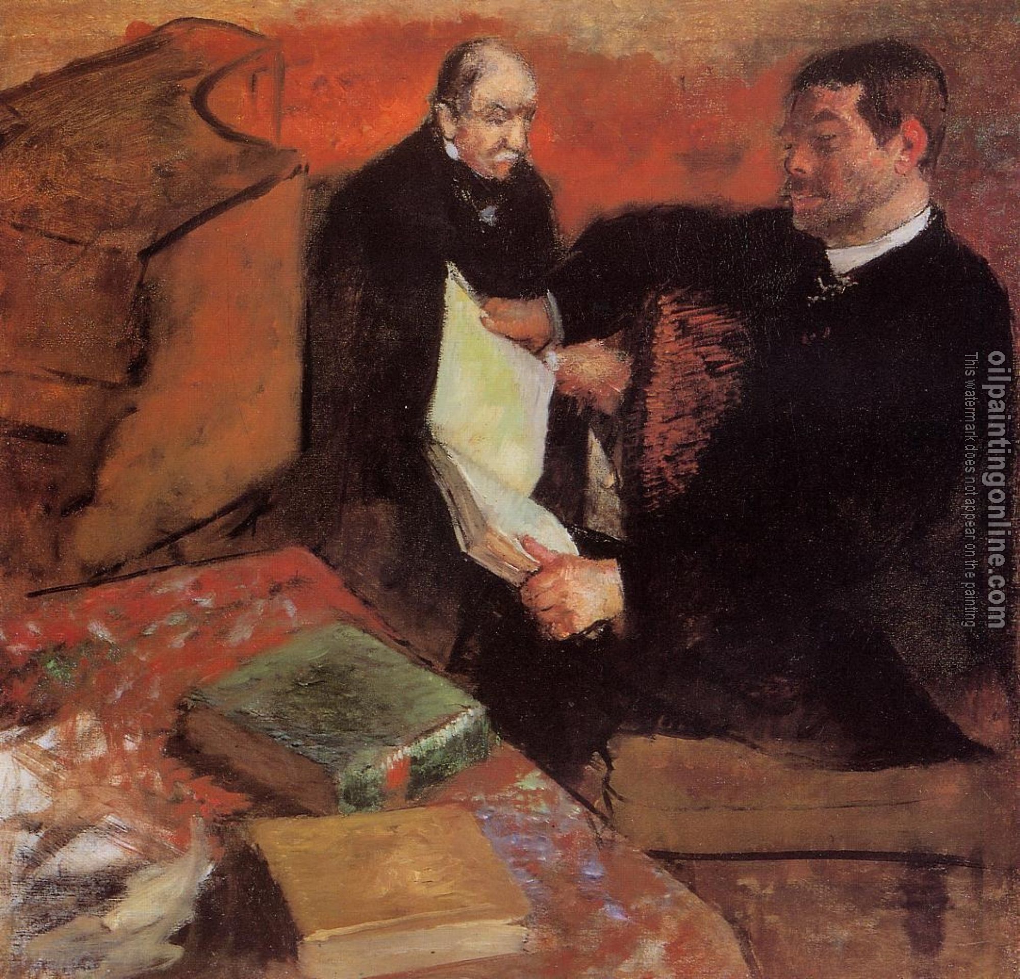 Degas, Edgar - Pagan and Degas' Father